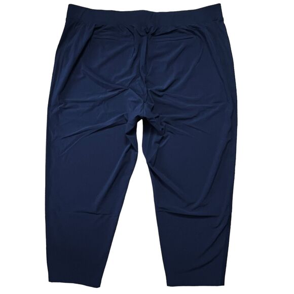 Athleta NWT Brooklyn Ankle Pant Navy Plus Size 24 Mid Rise Stretch Panels Travel - Picture 6 of 10